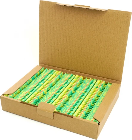 Зажим пружинный 2-х проводной проходной Stekker 49258