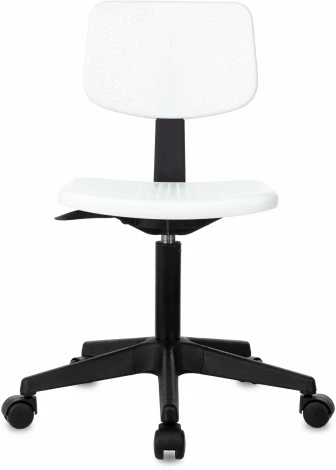 Кресло детское Бюрократ CH 200 белый пластик крестов. пластик