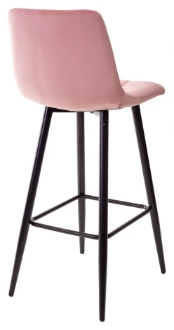 Барный стул M-City LECCO UF910-07 PINK, велюр