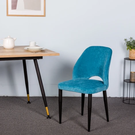 Стул R-Home Ledger Блю/Чёрный