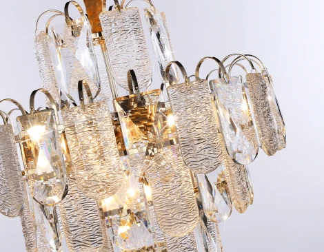 Подвесная люстра каскадная Ambrella TRADITIONAL TR5231 (220V, хрусталь, на цепи)