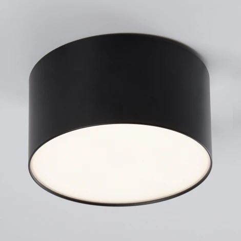 Потолочный светильник круглый светодиодный Feron AL200 48075 10W, 700Lm, черный (4000К) “Simple matte” (220V, круглые)