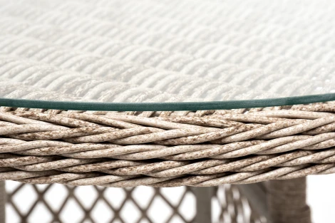 Обеденная группа плетеная, цвет бежевый 4SIS Эспрессо-80 L ECL2T1-3-SET beige