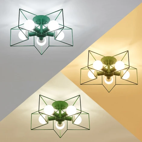 Потолочная люстра на штанге Asteri Green Imperiumloft Asteri01 (178357-26) (для детской, 220V)