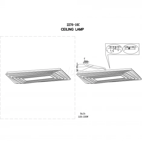 Потолочный светильник F-Promo Ledolution 2276-10C