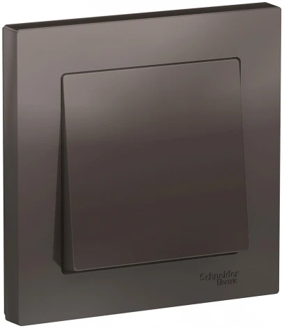 Выключатель встраиваемый одноклавишный (мокко) Systeme Electric AtlasDesign ATN000612