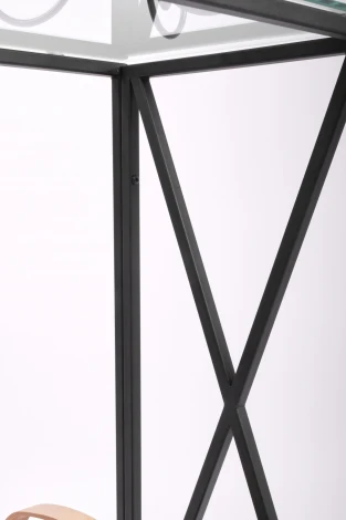 Консольный стол AllConsoles 1031-CB clear черный муар