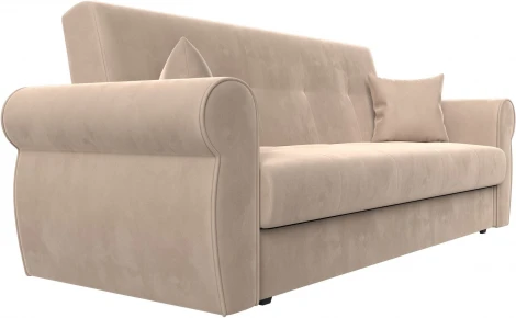 Диван-книжка Лига-019 (Бежевый/Велюр) Лига Диванов арт.118333