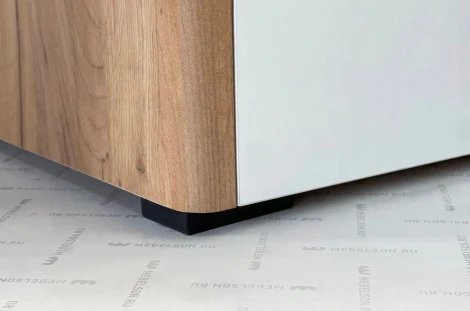 Адам Шкаф трехдверный Mebelson (ЛДСП,Пластик/Дуб золотой,Светлое дерево) арт.MSA-04.2563