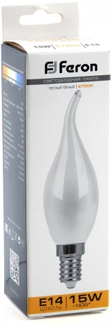 Лампа светодиодная Feron 38260 LB-718 Свеча на ветру E14 15 2700K