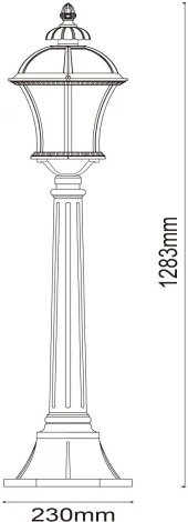 Наземный фонарь DeMarkt Сандра 811040501