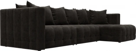 Диван угловой Лига-052 НПБ Лонг угол универсальный Лига Диванов (Велюр) арт.128834