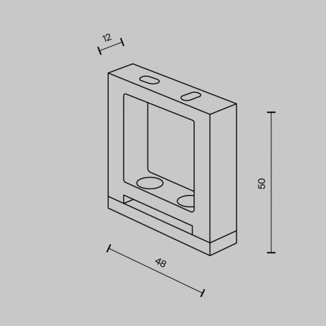 Крепеж для текстильной ленты Maytoni Accessories For System Parity TRA130BS-B-1