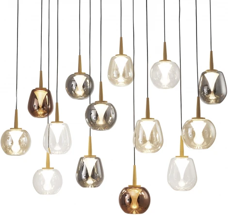 Подвесной светодиодный светильник каскадный Mantra Andromeda 8936+14PL