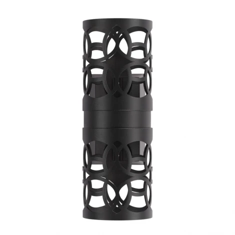 Уличный настенный светильник Novotech Netz 359537 черный LED 2*5W 3000К 220V (круглые, IP65)