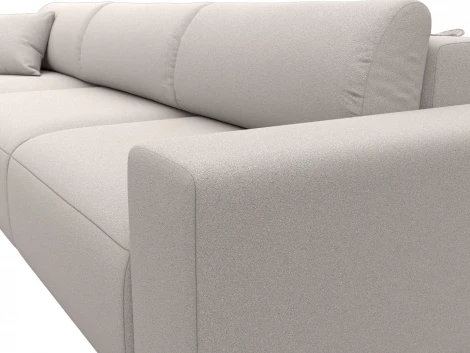 Диван угловой Лига-036 НПБ Классик Лонг левый угол Лига Диванов (Замша) арт.127802L