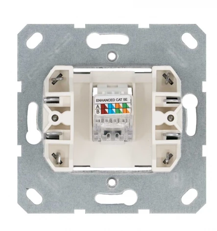 Розетка Ethernet RJ-45 (антрацит) Jasmart G-Classic G6105B