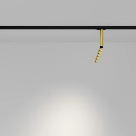 Трековый светильник однофазный 220V 6W Maytoni Focus T TR142-1-6W3K-BS (LED, круглые)