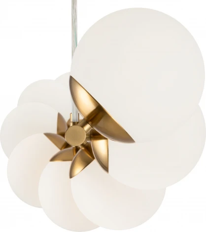 Подвесной светильник Zing FR5199PL-08BS1 Freya (220V, на тросе, шарики)