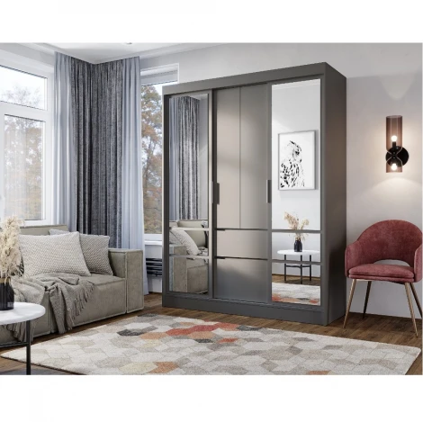 Шкаф БТС-купе Симпл ШКК-06, графит