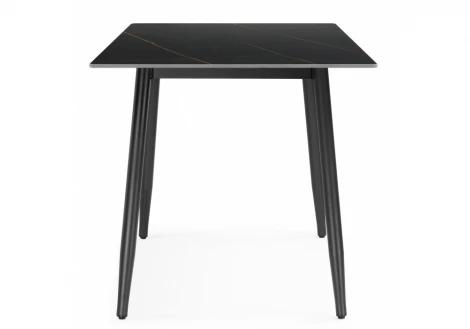 Кухонный стол Woodville Rion 120 черный мрамор / черный