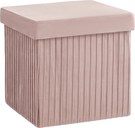 Пуф складной с ящиком Store Square пыльно-розовый Stool Group (арт.УТ000038992)