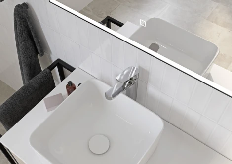 Смеситель Cersanit Flavis 63038 для раковины, хром