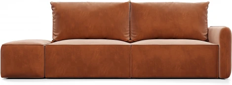 ПОРТЛЕНД  Диван прямой с банкеткой терракотовый D1 furniture арт.AAA41669002