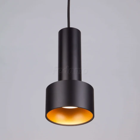 Подвесной светильник Eurosvet Charlie 50134/1 LED черный/золото