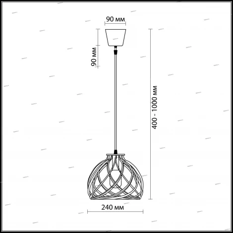 Подвесной светильник Odeon Light Spira 2893/1