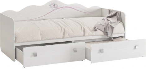 Фэнтези Кровать, цвет белый рамух Mebelson (арт.MDF-07.1747)