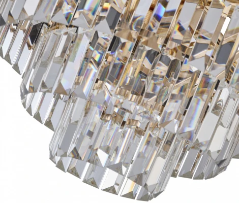 Потолочная люстра хрустальная Arte Milano Sorrento-5009 375009/4+2/20/480 GD (220V)