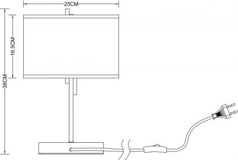 Настольная лампа Arte Lamp Julietta A5037LT-2CC (220V, выключатель)