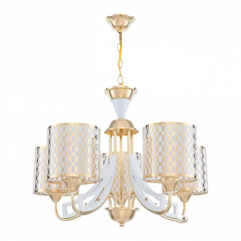 Подвесная люстра Arte Milano Florentia-3387 303387/5 Wh/Gd (220V, на цепи)