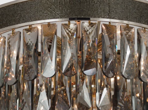 Подвесная люстра Lumina Deco Chici LDP 6002-500 R.GD+GY