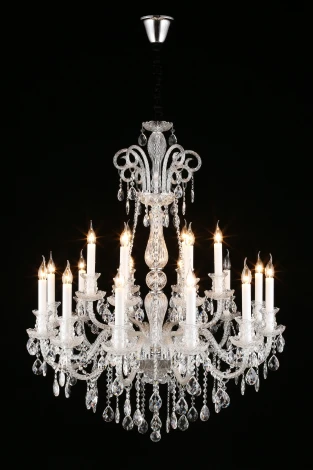 Подвесная большая люстра Aployt Ketrin APL.812.03.18 (220V, на цепи, свеча)