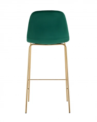 Стул барный Stool Group Валенсия SN велюр зеленый золотые ножки УТ000036446