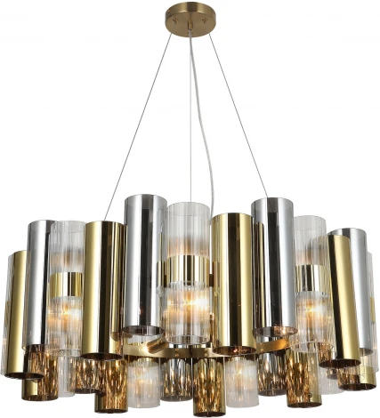 Подвесная люстра ILLUMICO IL0525-6P-79 BRASS (220V, на тросе)