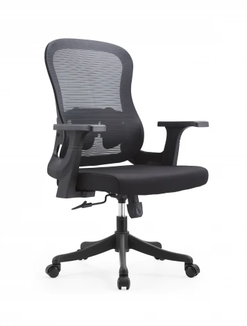 Кресло офисное TopChairs Petal черный арт.УТ000040045