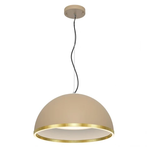 Подвесной светильник светодиодный Citilux Floom CL736252 Бежевый+Золото