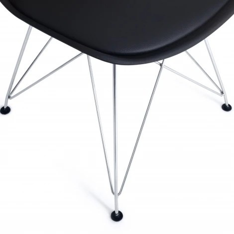 Стул TULIP IRON CHAIR (mod.EC-123) серый (металл/пластик)