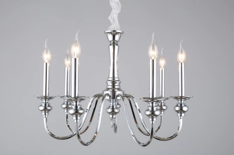 Подвесная люстра Omnilux 719 OML-71903-07 (220V, на цепи, свеча)