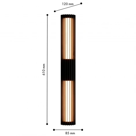 Настенный уличный светильник Favourite Asador 4827-2W LEDx18W 3000K, IP65