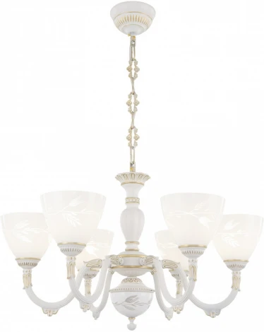 Подвесная люстра Arte Milano AM341837 341837/6 WT+G (220V, на цепи)