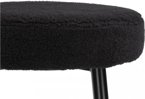 Барный стул Woodville Plato black fabric 15420