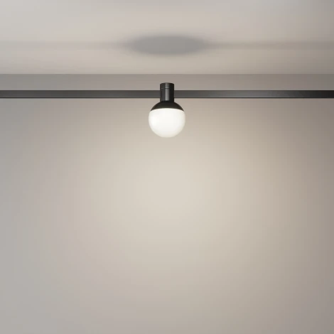Трековый светильник магнитный 24V 5W Maytoni Luna TR149-1-5W4K-B (LED, шар)