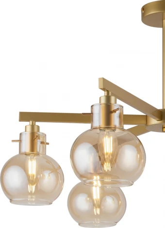 Потолочная люстра на штанге Freya Circle FR5183PL-06G (220V)