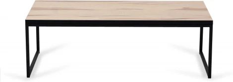 Стол журнальный Plank ОГОГО (арт.788921), (ЛДСП/Бежевый,Черный)