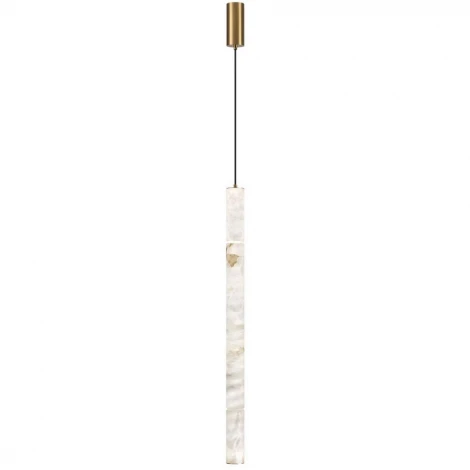 Подвесной светильник Odeon Light Marbella 6674/20L под латунь/металл/алебастр IP20 LED 20W 900Лм 3000K/4000K (220V, на проводе, круглые)