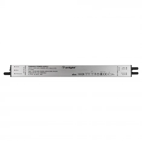 Блок питания ARPV-LG24100-LINEAR-PFC-DALI2-PD (24V, 4.2A, 100W) (Arlight, IP67 Металл, 5 лет) 033540